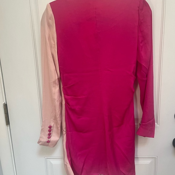 NWT Choosy pink 2 color mini blazer dress twist front size 2 - Picture 5 of 5